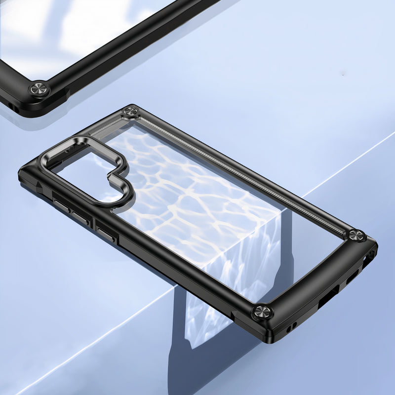 Coque Samsung Galaxy S armure rigide transparente anti-chocs Coque Galaxy S Paprikase   