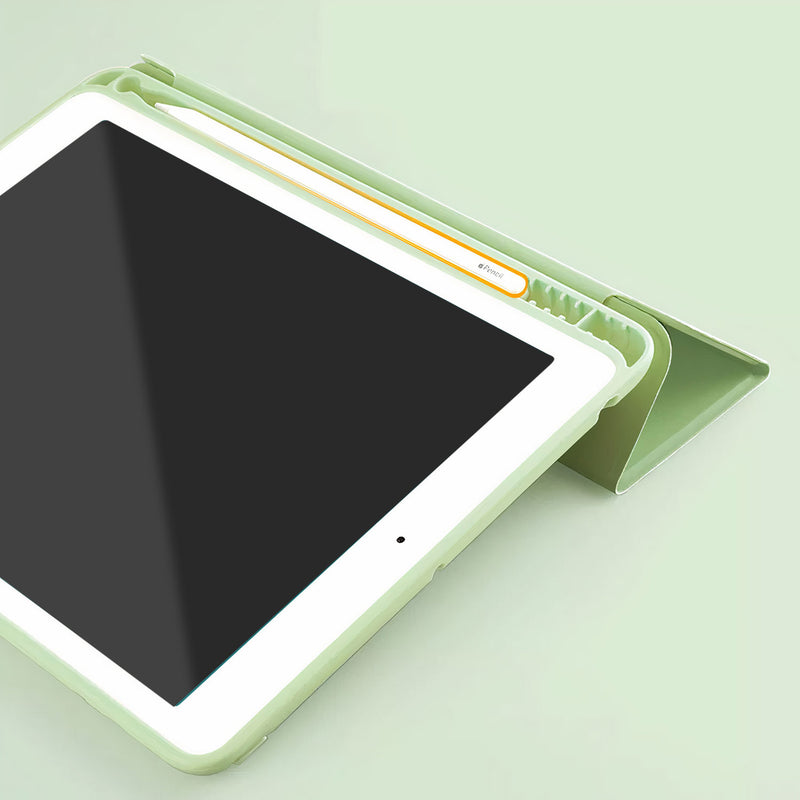 Étui pliable intelligent avec porte-stylet et rabat pour iPad Coque iPad Paprikase   