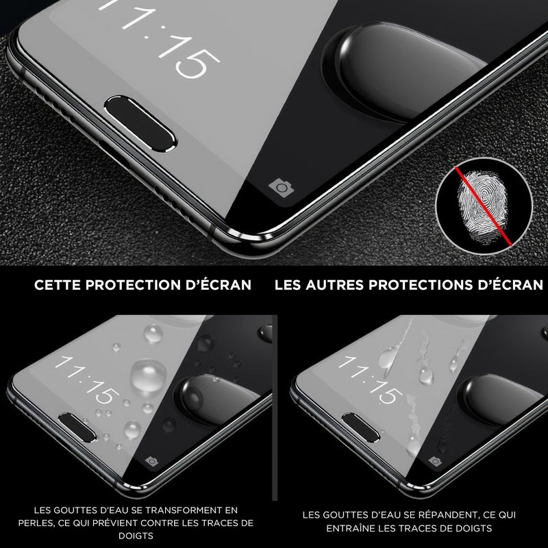 Protection d'écran incurvée verre trempé avec bords noirs Huawei Mate Protection d'écran Huawei Mate Paprikase   