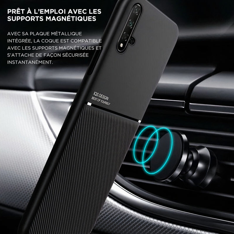 Coque Huawei Mate couleur mate unie compatible support magnétique Coque Huawei Mate Paprikase   