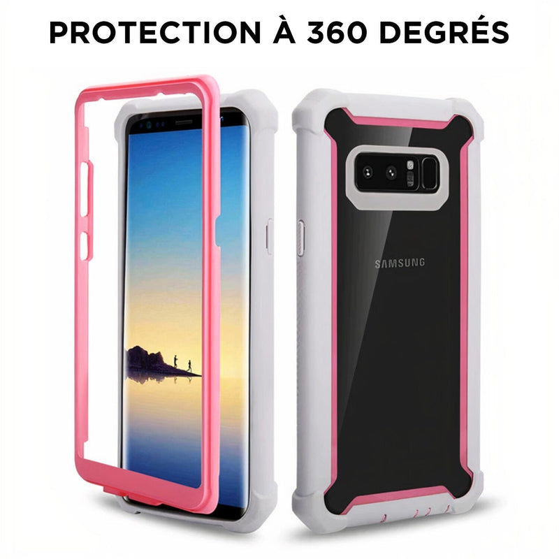 Samsung Galaxy A étui de protection robuste à 360° en deux parties Coque Galaxy A Paprikase   