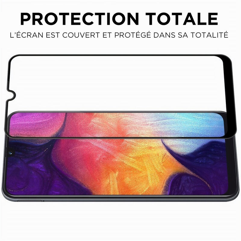 Protection d'écran verre trempé avec bords noirs Samsung Galaxy A Protection d'écran Galaxy A Paprikase   