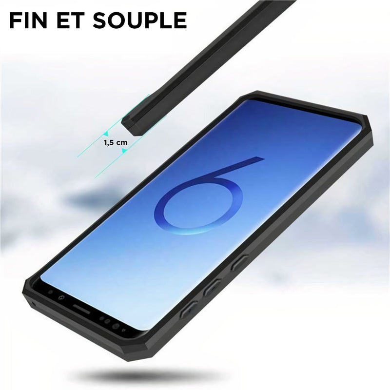 Coque Samsung Galaxy Note armure blindée avec support pliable Coque Galaxy Note Paprikase   