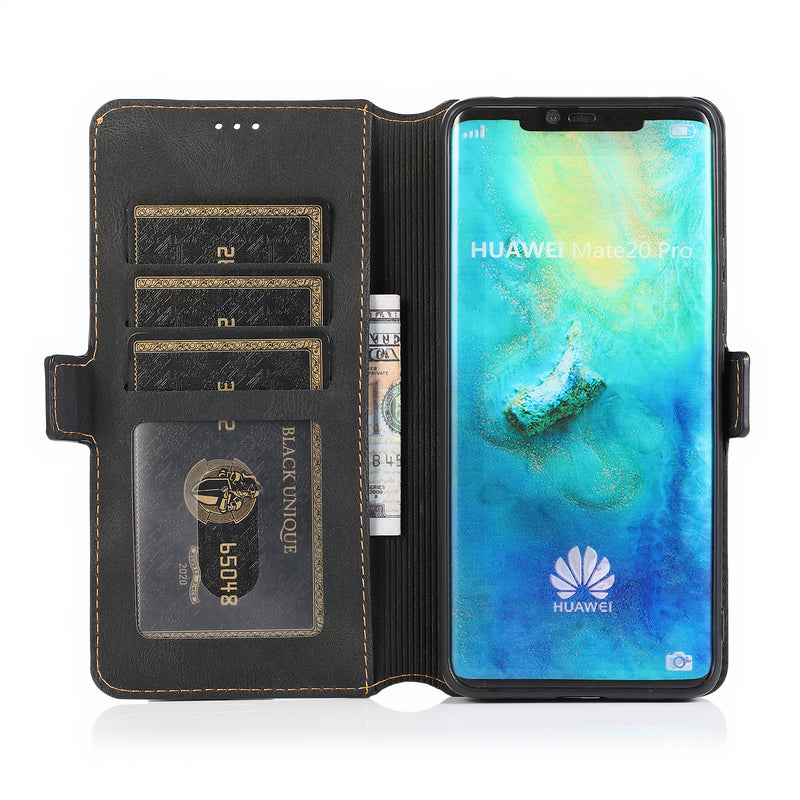 Étui à rabat classique en similicuir avec porte-cartes pour Huawei Mate Coque Huawei Mate Paprikase   