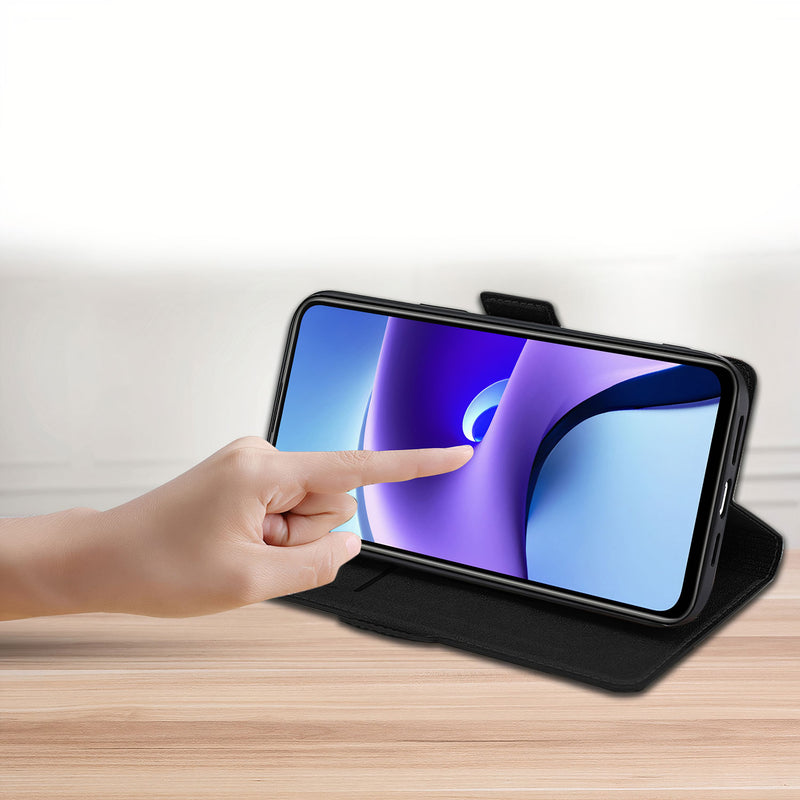 Étui en cuir artificiel à rabat avec porte-cartes pour Xiaomi Mi Coque Xiaomi Mi Paprikase   