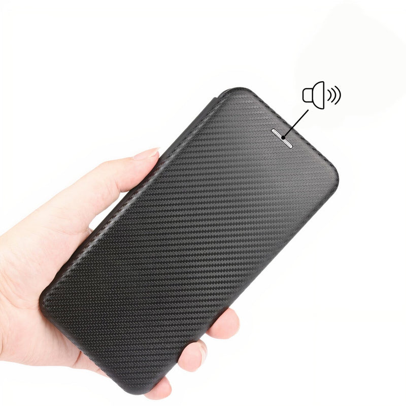 Étui magnétique Samsung Galaxy S effet fibre de carbone Coque Galaxy S Paprikase   