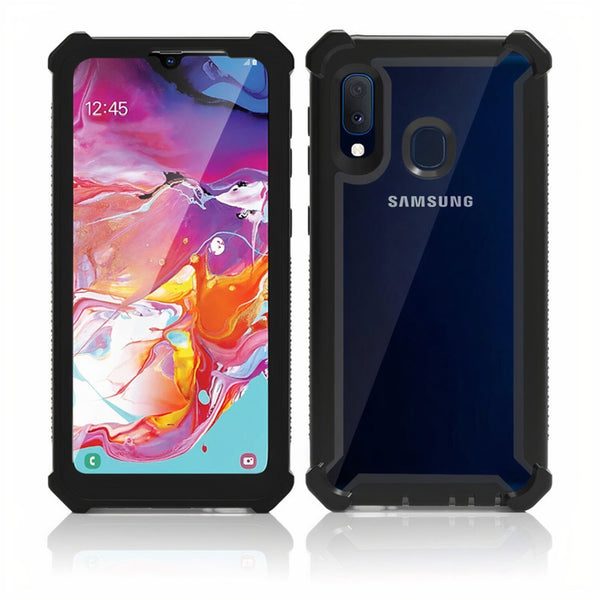 Samsung Galaxy A étui de protection robuste à 360° en deux parties Coque Galaxy A Paprikase Noir Galaxy A50/A50s/A30s 