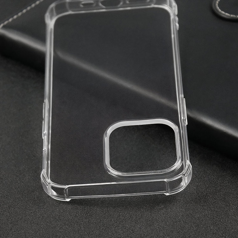 Pack iPhone avec Coque transparente anti-chocs et Protection d'écran en verre trempé Pack iPhone Paprikase   