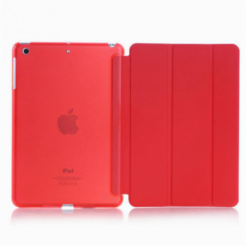 Coque iPad ultra-mince avec rabat magnétique intelligent Coque iPad Paprikase Rouge iPad mini/mini 2/mini 3 