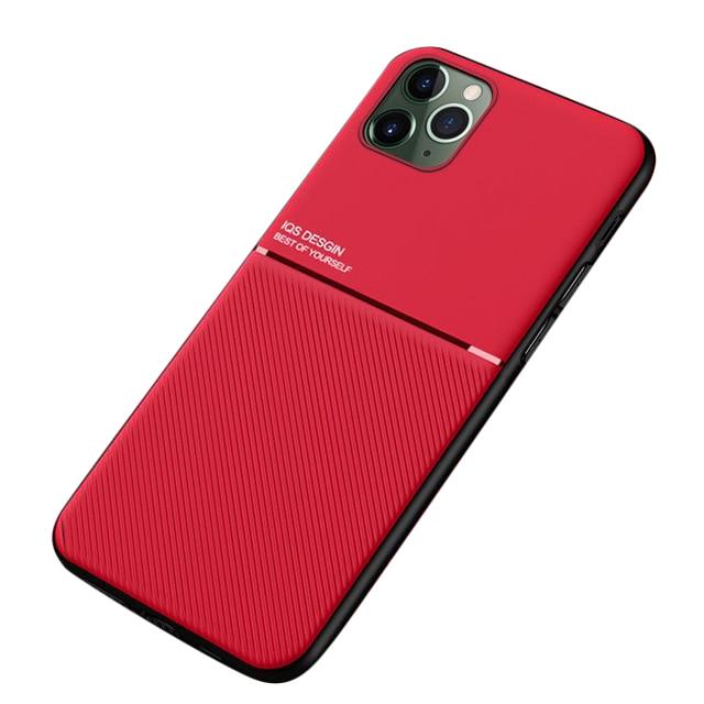 Coque iPhone couleur mate unie compatible support magnétique Coque iPhone Paprikase Rouge iPhone 7/8/SE 2020/SE 2022 