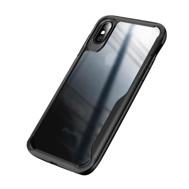 Coque Magnétique / Vitre de protection arrière iPhone X / XS Noir