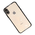 Coque iPhone transparente avec bords de couleur unie Coque iPhone Paprikase Noir iPhone 7/8/SE 2020/SE 2022 