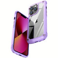 Coque iPhone armure rigide transparente anti-chocs Coque iPhone Paprikase Violet iPhone 13 Pro Max 