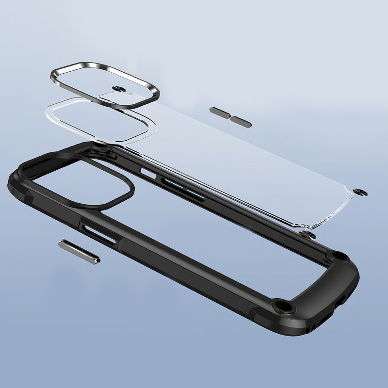 Coque iPhone armure rigide transparente anti-chocs Coque iPhone Paprikase   