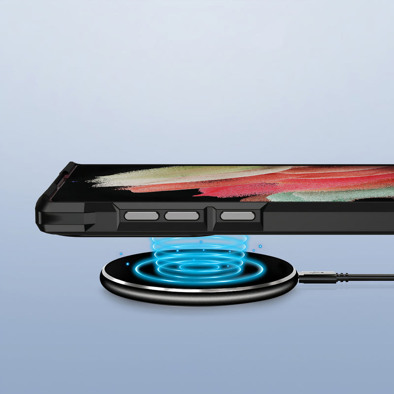 Coque Samsung Galaxy S armure rigide transparente anti-chocs – Paprikase