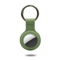 Étui en silicone liquide AirTag avec anneau pour clés Coque AirTag Paprikase Kaki  