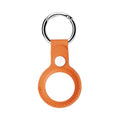 Coque porte-clés AirTag en cuir artificiel avec ouverture des deux côtés Coque AirTag Paprikase Orange  