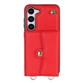 Étui en cuir artificiel Samsung Galaxy Note avec porte-monnaie, lanière et bandoulière Coque Galaxy Note Paprikase Rouge Galaxy Note20 Ultra 