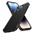 Coque anti-choc iPhone en silicone souple airbag antidérapant aux couleurs foncées Coque iPhone Paprikase Noir iPhone 15 Pro Max 