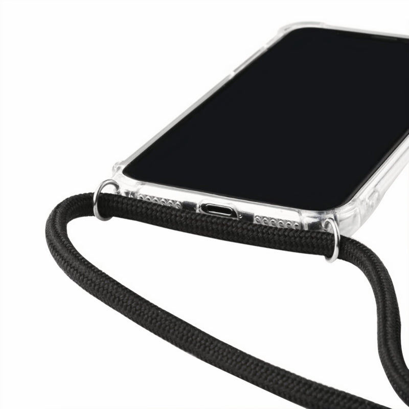Coque iPhone transparente avec cordon autour du cou Coque iPhone Paprikase   