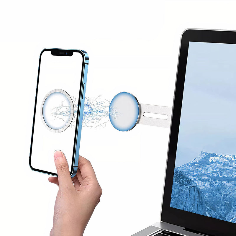 MagSafe magnetische Telefonhalterung an Laptop/iPhone-Display