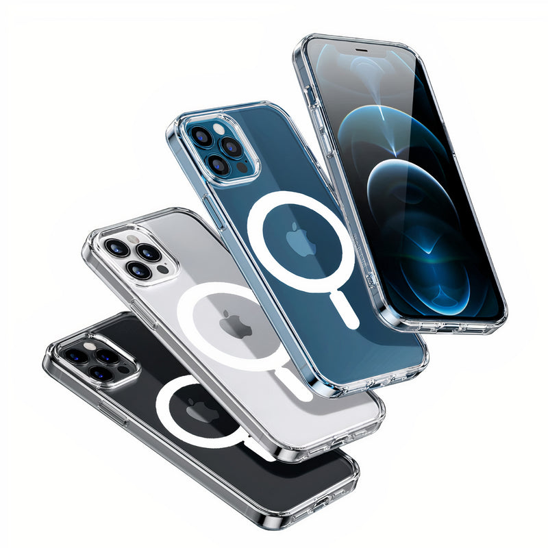 Coque transparente compatible MagSafe pour iPhone – Paprikase