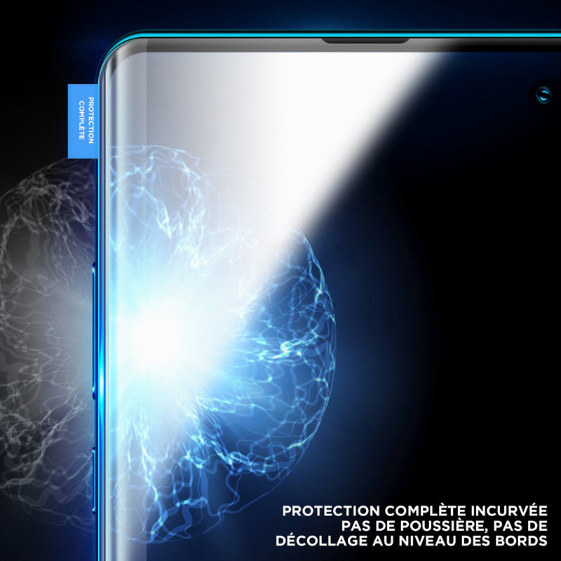 Protection d'écran incurvée verre trempé avec bords noirs Samsung Galaxy S Protection d'écran Galaxy S Paprikase   