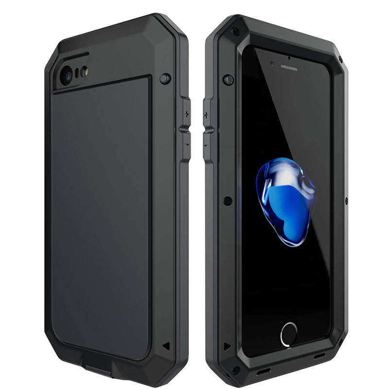 Coque iPhone intégrale protection militaire Coque iPhone Paprikase Noir iPhone 6/6S 