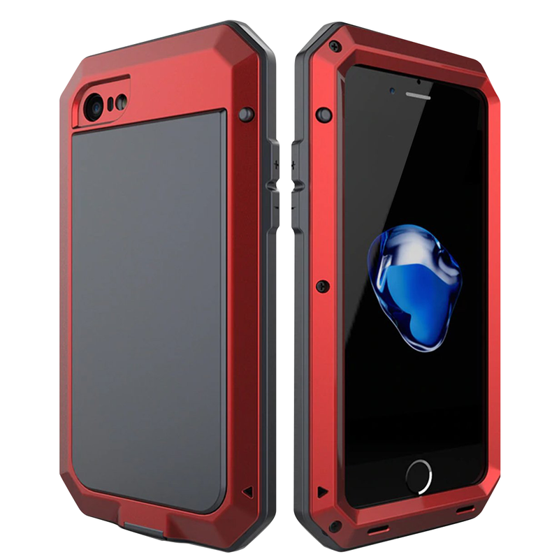 Coque iPhone intégrale protection militaire Coque iPhone Paprikase Rouge iPhone 6/6S 