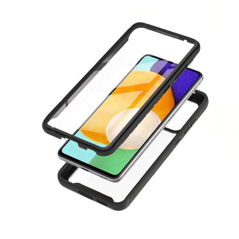 Coque extérieure transparente en deux parties robustes pour Samsung Galaxy A Coque Galaxy A Paprikase   