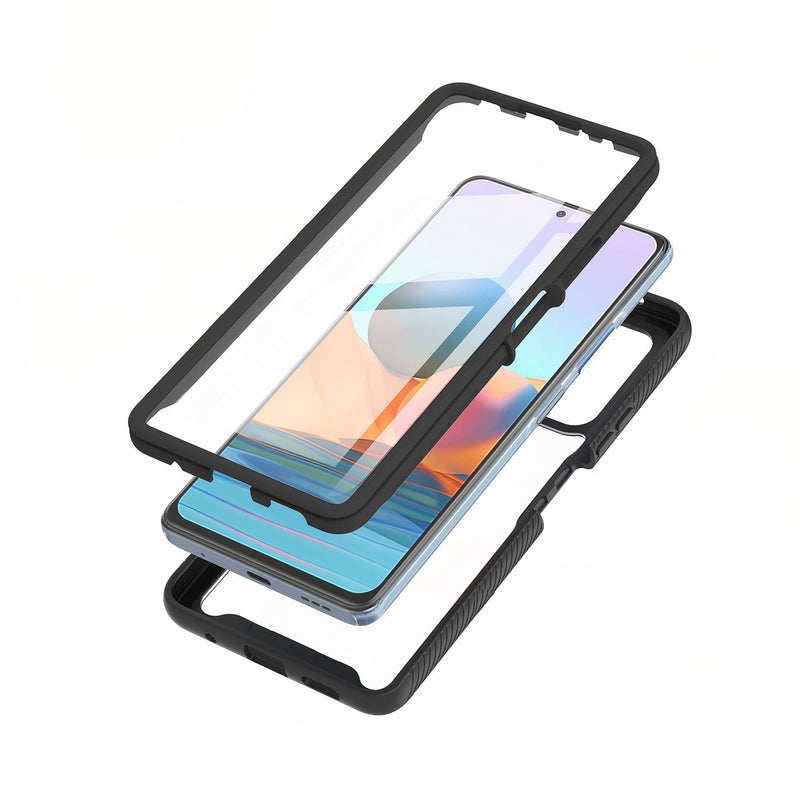 Coque extérieure transparente en deux parties robustes pour Xiaomi Redmi Note Coque Xiaomi Redmi Note Paprikase   