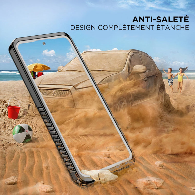 Coque Samsung Galaxy S intégrale waterproof jusqu'à 2 mètres de profondeur Coque Galaxy S Paprikase   