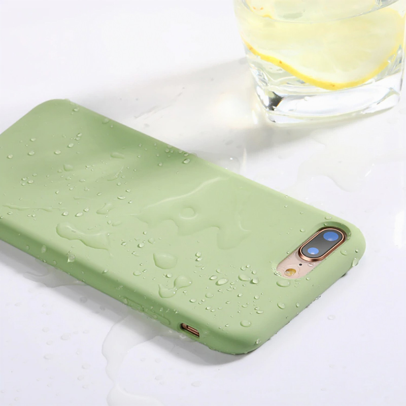 Coque iPhone en silicone liquide minimaliste Coque iPhone Paprikase   
