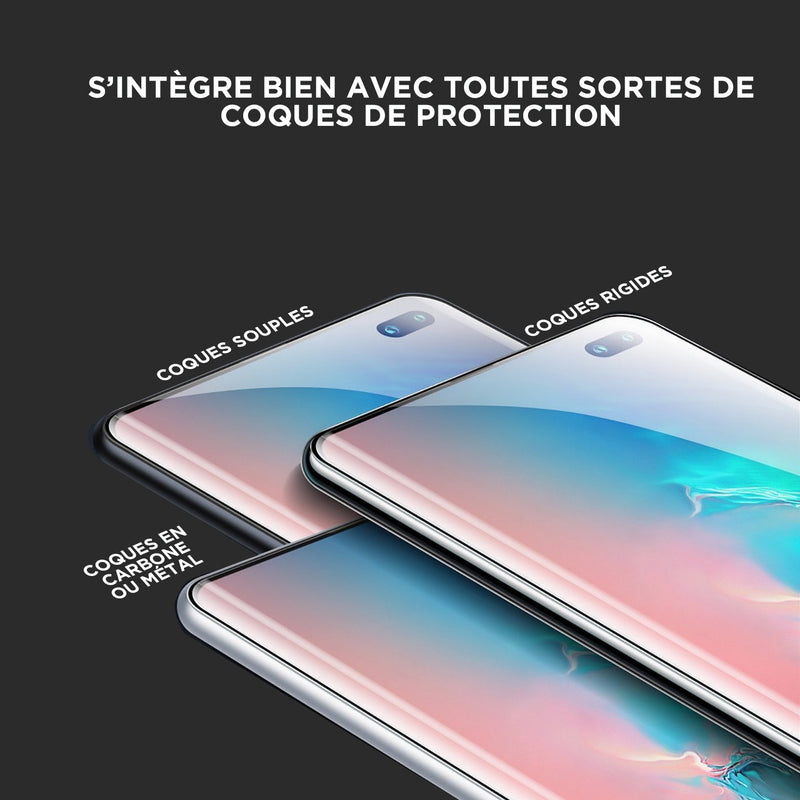 Protection d'écran incurvée verre trempé avec bords noirs Samsung Galaxy Note Protection d'écran Galaxy Note Paprikase   
