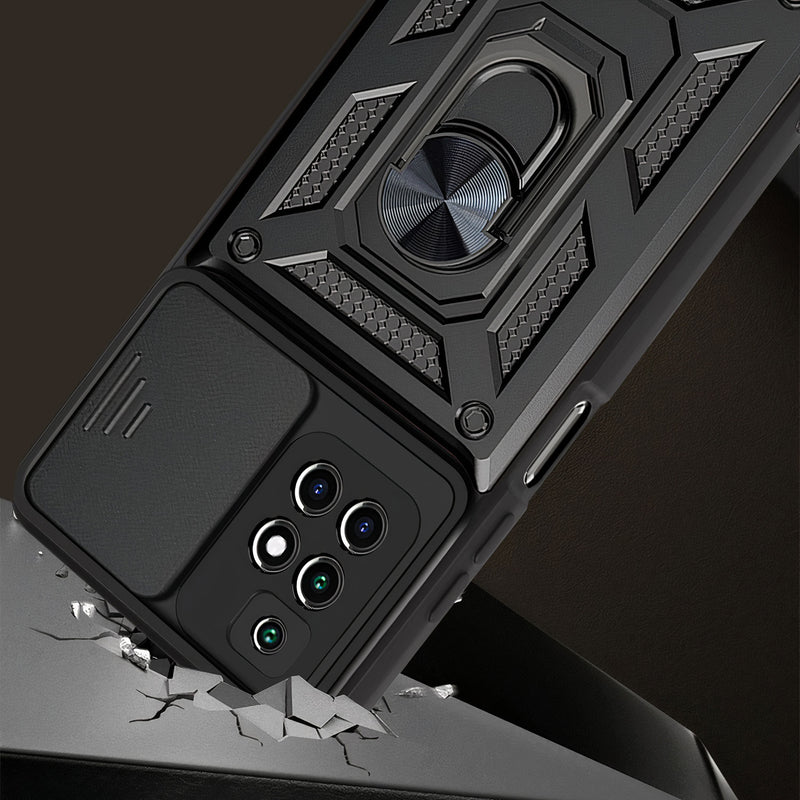 Coque armure antichoc avec protection caméra coulissante pour Xiaomi Redmi Coque Xiaomi Redmi Paprikase   