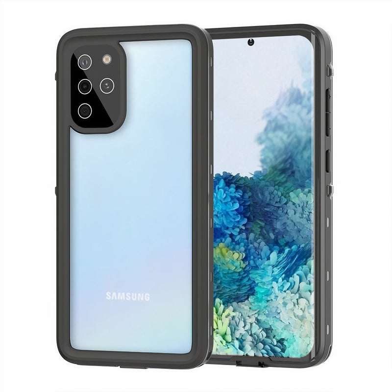 Coque Samsung Galaxy S intégrale waterproof colorée jusqu'à 2 mètres de profondeur Coque Galaxy S Paprikase Noir Galaxy S9 