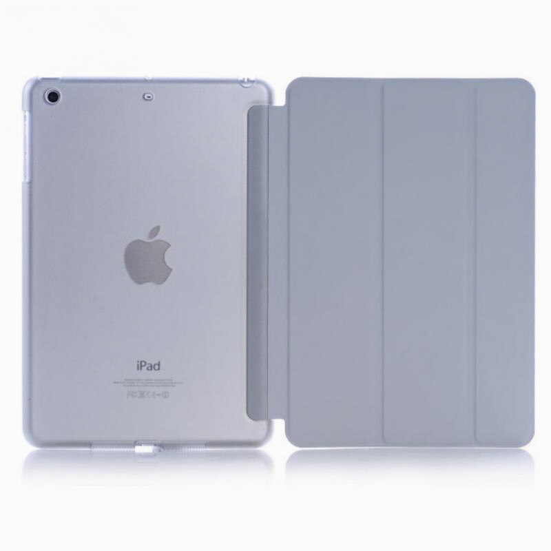 Coque iPad ultra-mince avec rabat magnétique intelligent Coque iPad Paprikase Gris iPad mini/mini 2/mini 3 