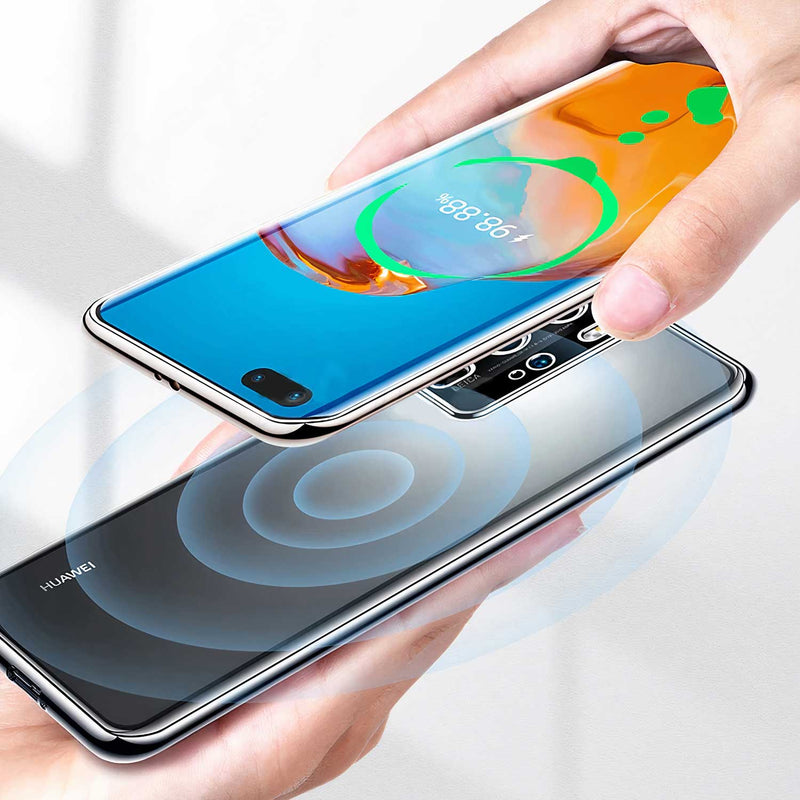 Coque transparente ultra fine bords métallisés pour Huawei Mate Coque Huawei Mate Paprikase   