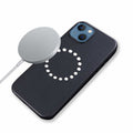 Étui fin en similicuir compatible avec MagSafe pour iPhone Coque iPhone Paprikase Noir iPhone 13 Pro Max 