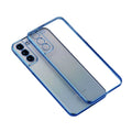 Coque transparente ultra fine bords métallisés pour Samsung Galaxy A Coque Galaxy A Paprikase Bleu Galaxy A52/A52s 