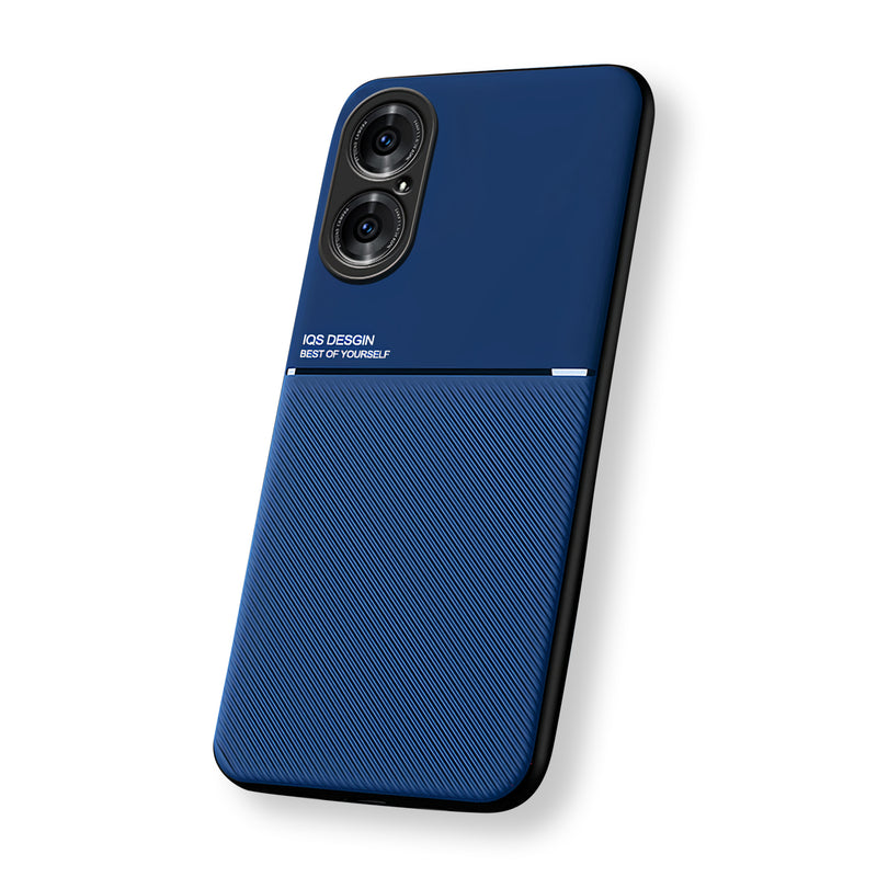Coque Huawei P couleur mate unie compatible support magnétique Coque Huawei P Paprikase Bleu P50/P50E 