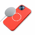 Étui fin en similicuir compatible avec MagSafe pour iPhone Coque iPhone Paprikase Rouge iPhone 13 Pro Max 