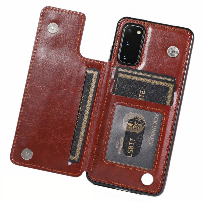 Coque portefeuille Samsung Galaxy Note à rabat arrière en cuir non-animal Coque Galaxy Note Paprikase   