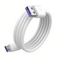 Câble blanc USB-A vers USB-C compatible chargement rapide Câble Paprikase Blanc 1 m 