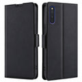 Étui en cuir artificiel à rabat avec porte-cartes pour Samsung Galaxy Note Coque Galaxy Note Paprikase Noir Galaxy Note20 Ultra 