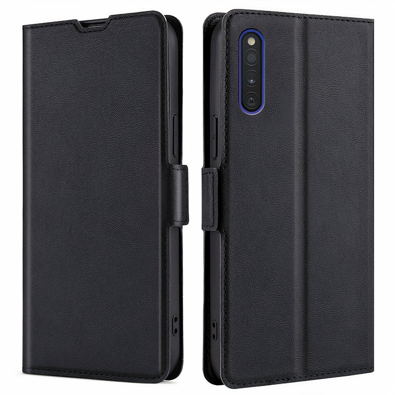 Étui en cuir artificiel à rabat avec porte-cartes pour Samsung Galaxy Note Coque Galaxy Note Paprikase Noir Galaxy Note20 Ultra 