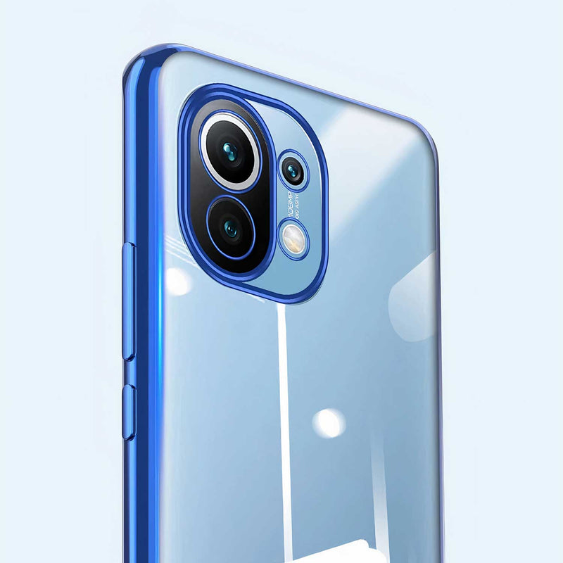 Coque transparente ultra fine bords métallisés pour Xiaomi Mi Coque Xiaomi Mi Paprikase   