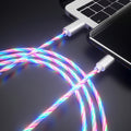 Câble flot lumineux USB vers Lightning Câble Paprikase Multicolore  