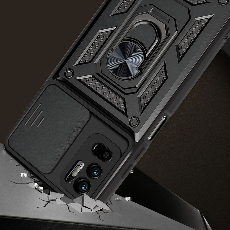 Coque armure antichoc avec protection caméra coulissante pour Xiaomi Redmi Note Coque Xiaomi Redmi Note Paprikase   