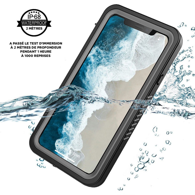 AICase Coque pour iPhone 12/iPhone 12 Pro (2020) 6,1, protection intégrale  à 3 couches contre les chutes, les chocs, et la poussière : :  Électronique
